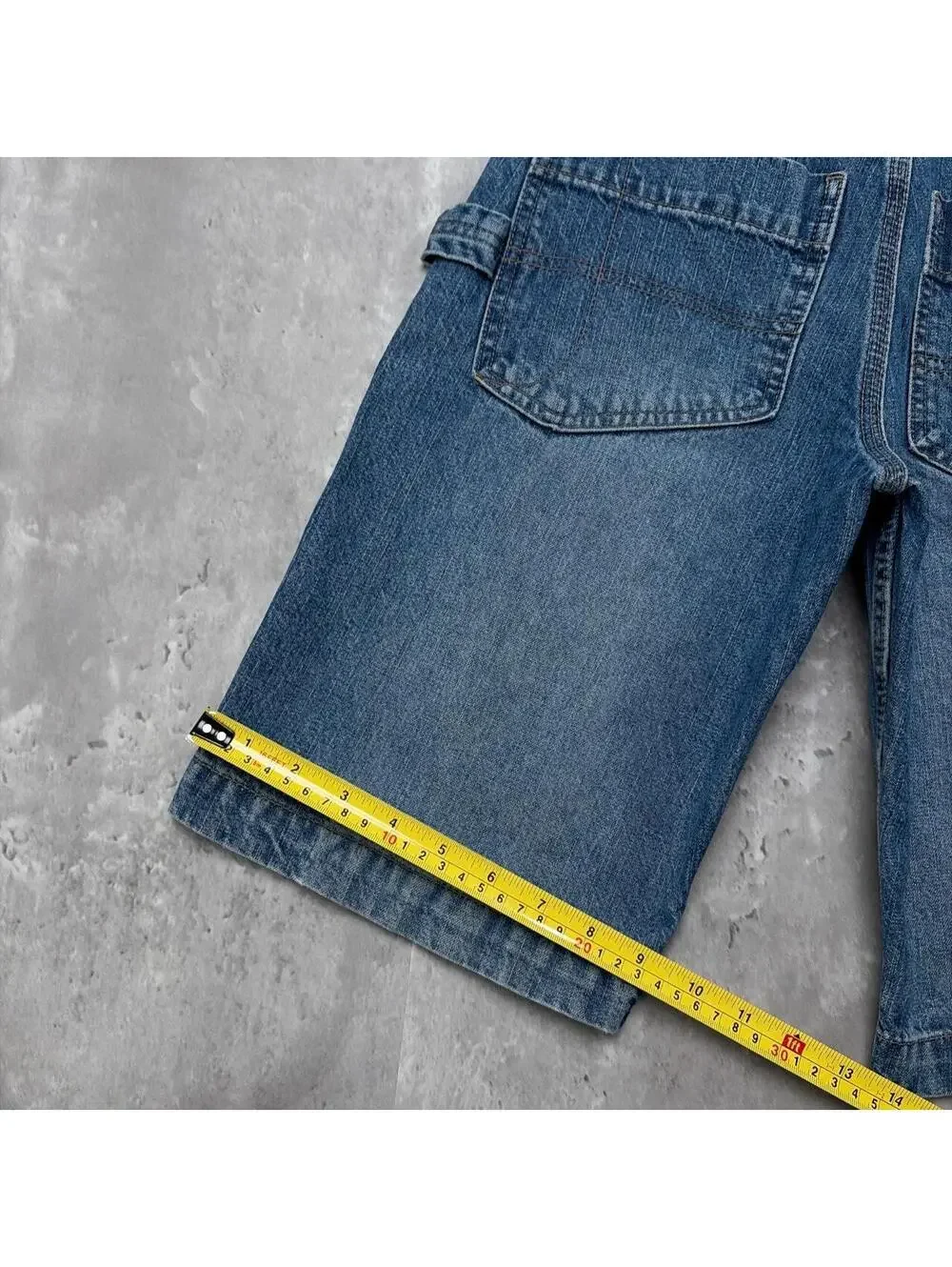 Y2K Blue Arizona Jeans Company Grunge Baggy Carpenter Skater Denim Jorts